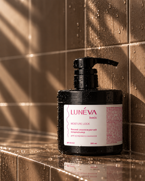 Кислий зволожуючий кондиціонер для кучерявого волосся LUN&Eacute;VA Moisture Lock, 500 мл cond002 фото