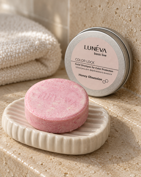 Champ&uacute; s&oacute;lido para cabello te&ntilde;ido LUN&Eacute;VA Color Lock, 70 g BARFORCOLORED фото