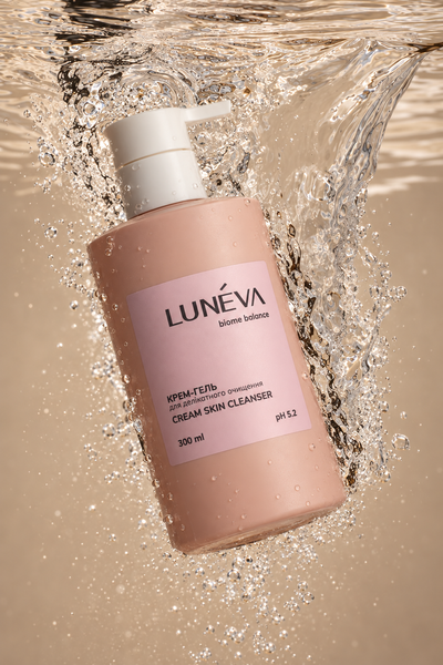Gel-cremă pentru curățarea delicată a feței LUN&Eacute;VA Cream Skin Cleanser, 300 ml LNV-FCG-001 foto