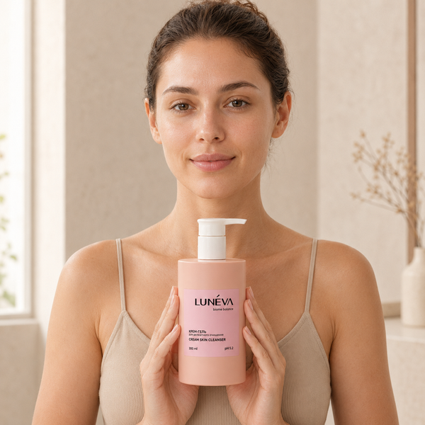 Крем-гель для делікатного очищення обличчя LUN&Eacute;VA Cream Skin Cleanser, 300 мл LNV-FCG-001 фото