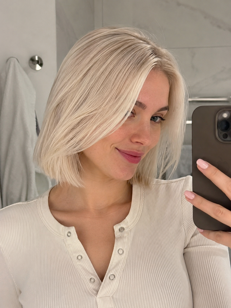 Ваніль Luneva Тонуюча маска для волосся дуже світлий чистий блонд &mdash; Vanilla 10 рівень світлоти, нейтральний по температурі ton05 фото