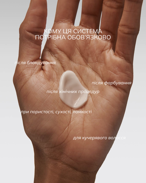 Процедура відновлення хімічно і термічно пошкодженого волосся Lipid Repair Wrap + Molecular Repair Hair Mask mask004 фото