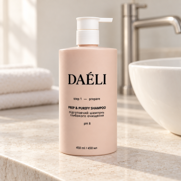 Vorbereitungs-Tiefenreinigungsshampoo DA&Eacute;LI Prep & Purify Shampoo, 450 ml DAE-PP-SH-450 фото