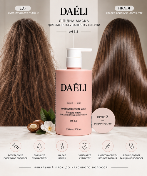 DA&Eacute;LI Lipid Cuticle Seal Mask &mdash; липидная маска для запечатывания кутикулы, шаг 3, 350 мл DAE-LCSM-350 фото