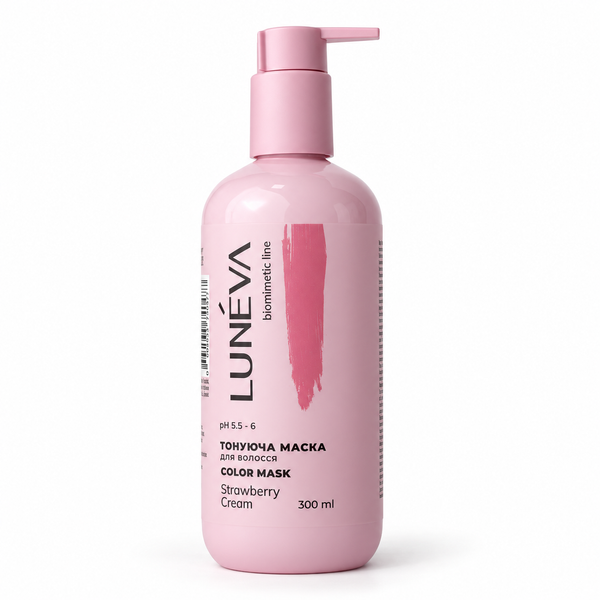 Тонуюча маска LUN&Eacute;VA Полуничний крем / Strawberry Cream, 300 мл ton16 фото