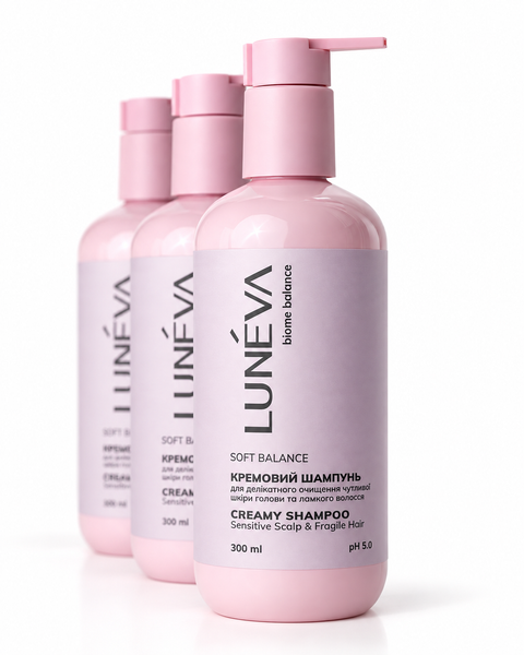 Кремовий шампунь LUN&Eacute;VA Soft Balance для чутливої шкіри голови та ламкого волосся sham004 фото