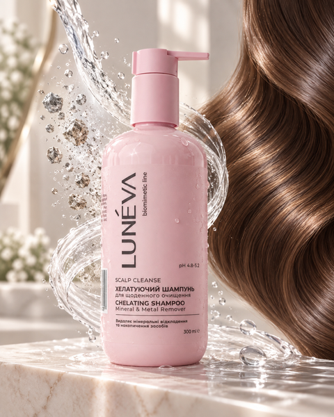 Хелатуючий шампунь LUN&Eacute;VA SCALP CLEANSE для глибокого очищення волосся та шкіри голови, 300 мл sham006 фото