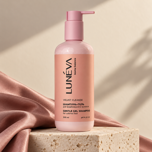 Шампунь-гель для окрашенных волос LUN&Eacute;VA Velvet Cleanse, 300 мл sham008 фото