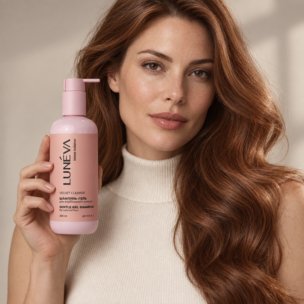 Шампунь-гель для окрашенных волос LUN&Eacute;VA Velvet Cleanse, 300 мл sham008 фото