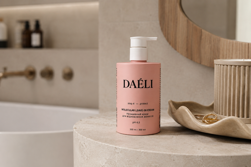 DA&Eacute;LI Molecular Leave-In Cream &mdash; Незмивний крем для відновлення волосся і захисту, для гладкості і щільності DAE-CREAM-300 фото
