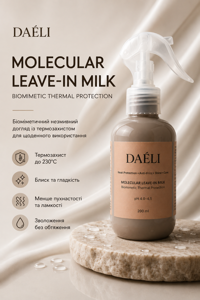 DA&Eacute;LI Molecular Leave-In Milk &mdash; незмивне молочко для волосся MLM200 фото